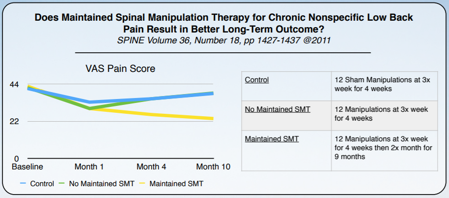 Chiropractic Care Prevents Low Back Pain