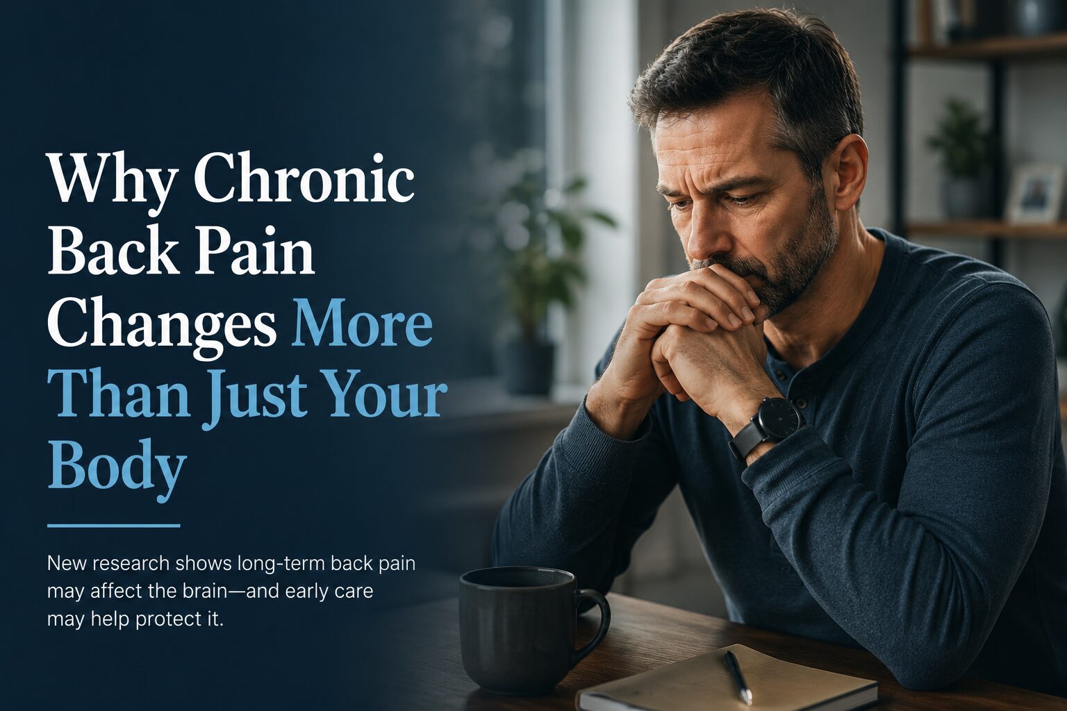 Chronic Back Pain Linked to Significant Brain Atrophy, Study Finds