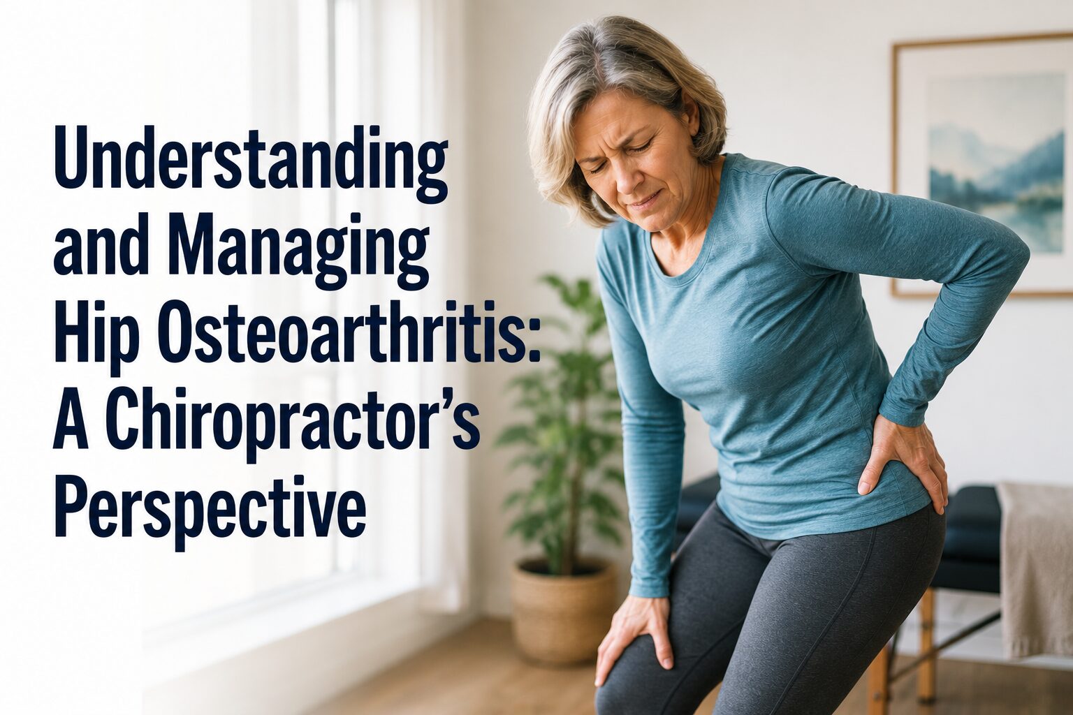 Understanding and Managing Hip Osteoarthritis: A Chiropractor’s Perspective