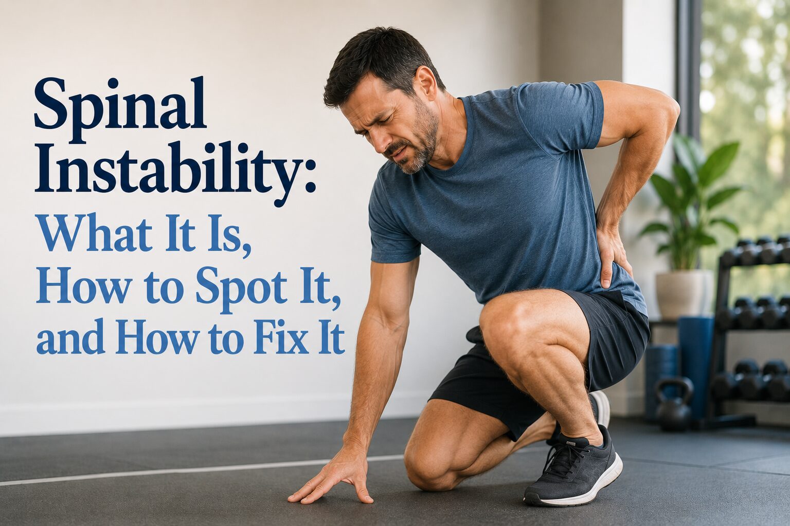 Spinal Instability: What It Is, How to Spot It, and How to Fix It