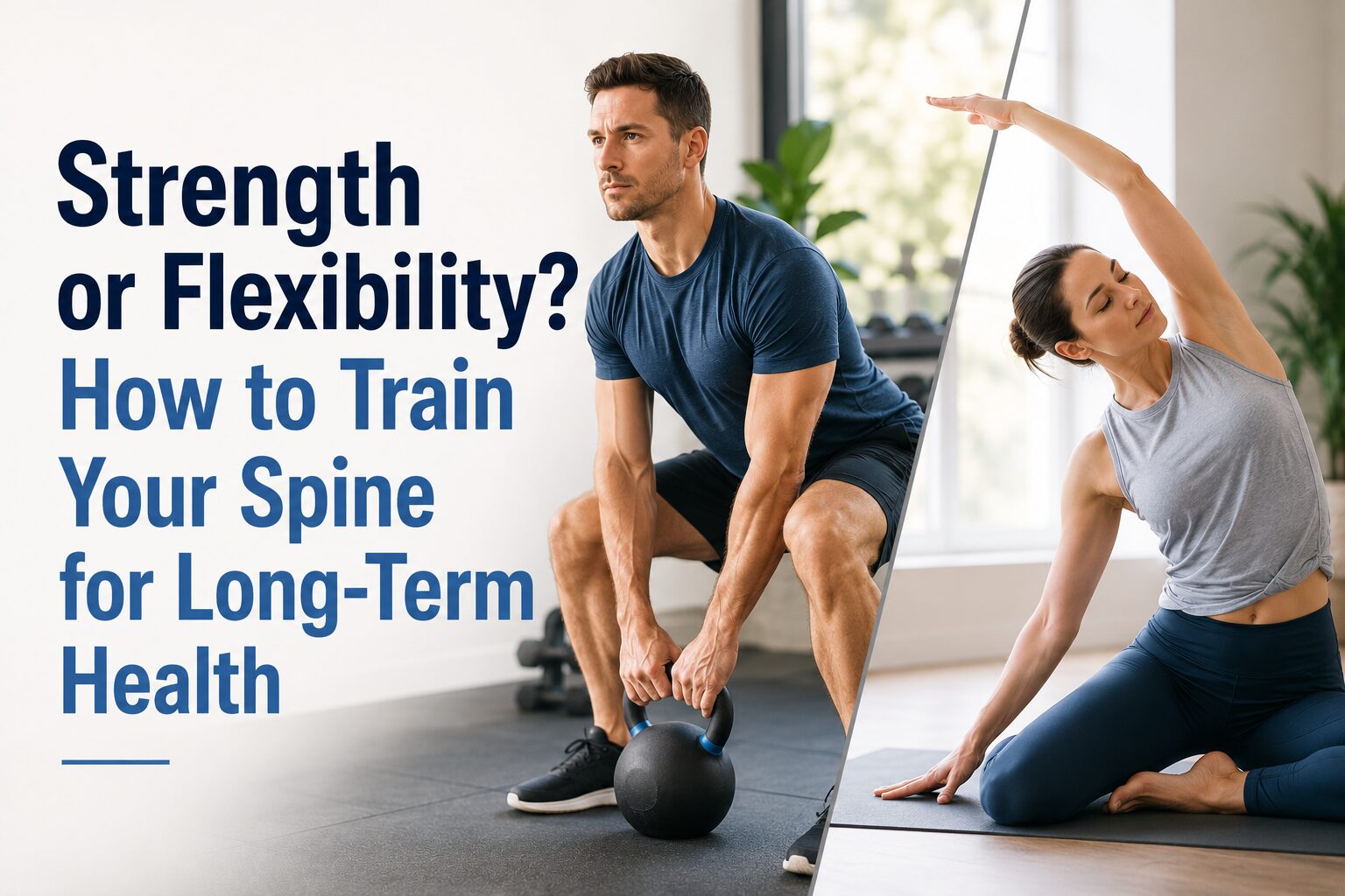 Strength or Flexibility? How to Train Your Spine for Long-Term Health