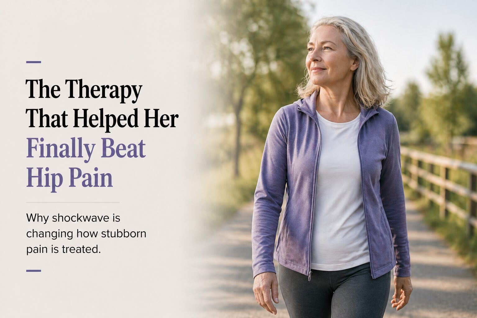 How 30 Minutes of Shockwaves Beat Years of Hip Pain—No Surgery Needed