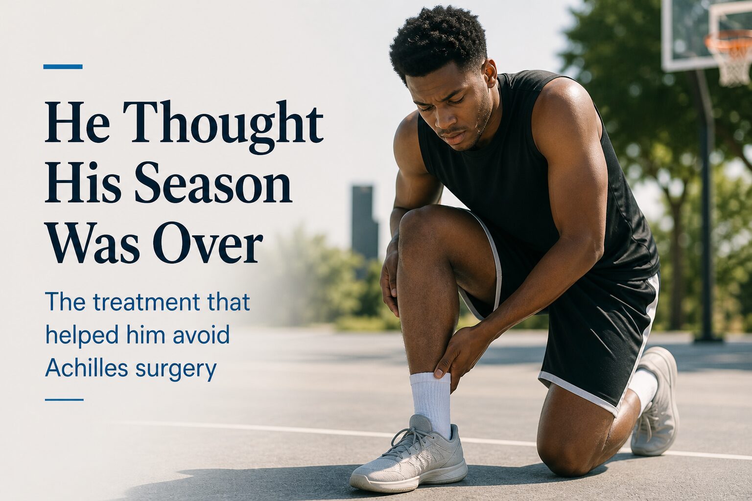 The Simple 15-Minute Treatment That’s Helping Athletes Avoid Career-Ending Achilles Surgery
