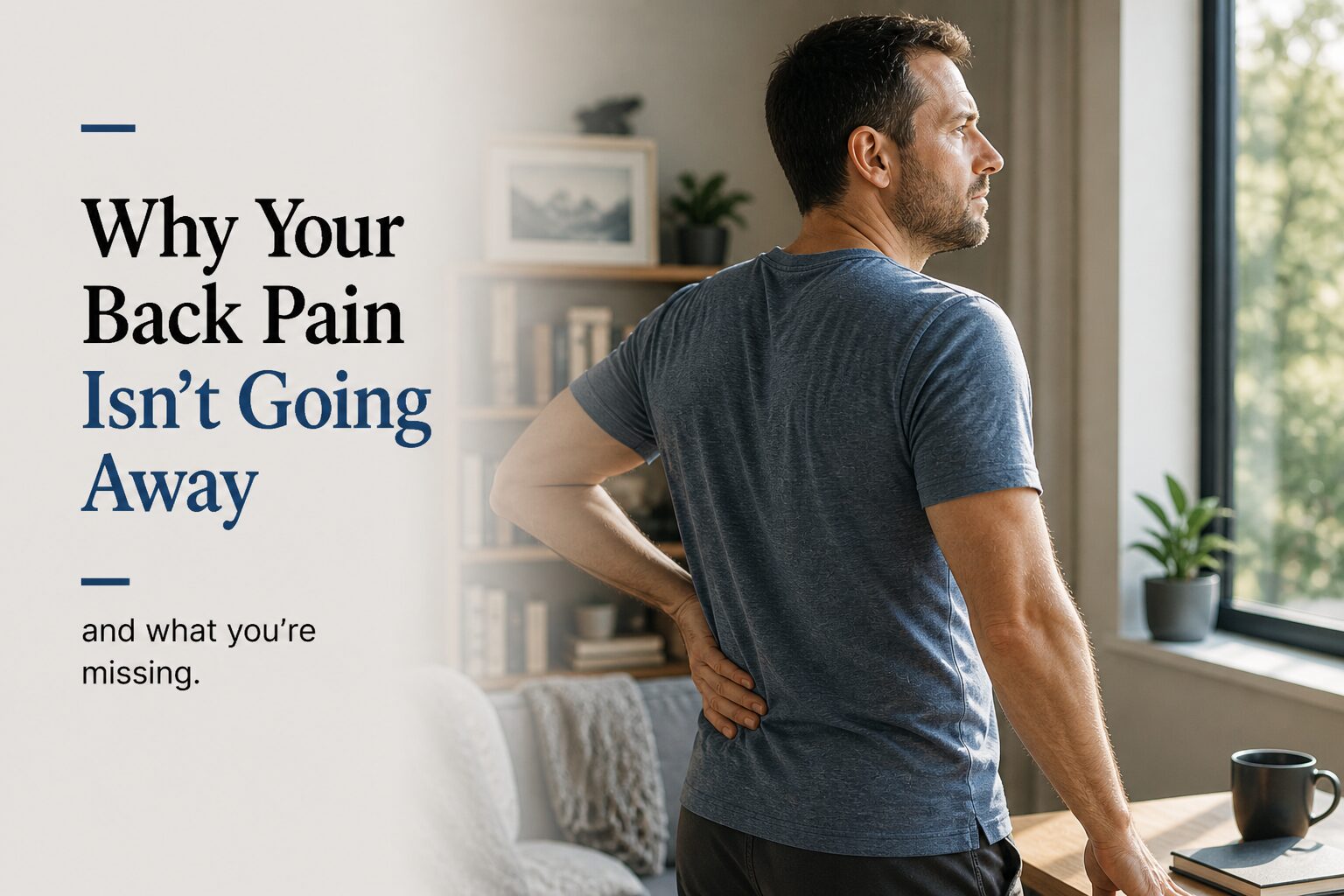 Why Your Low Back Pain Isn’t Going Away and What You Can  Do About It