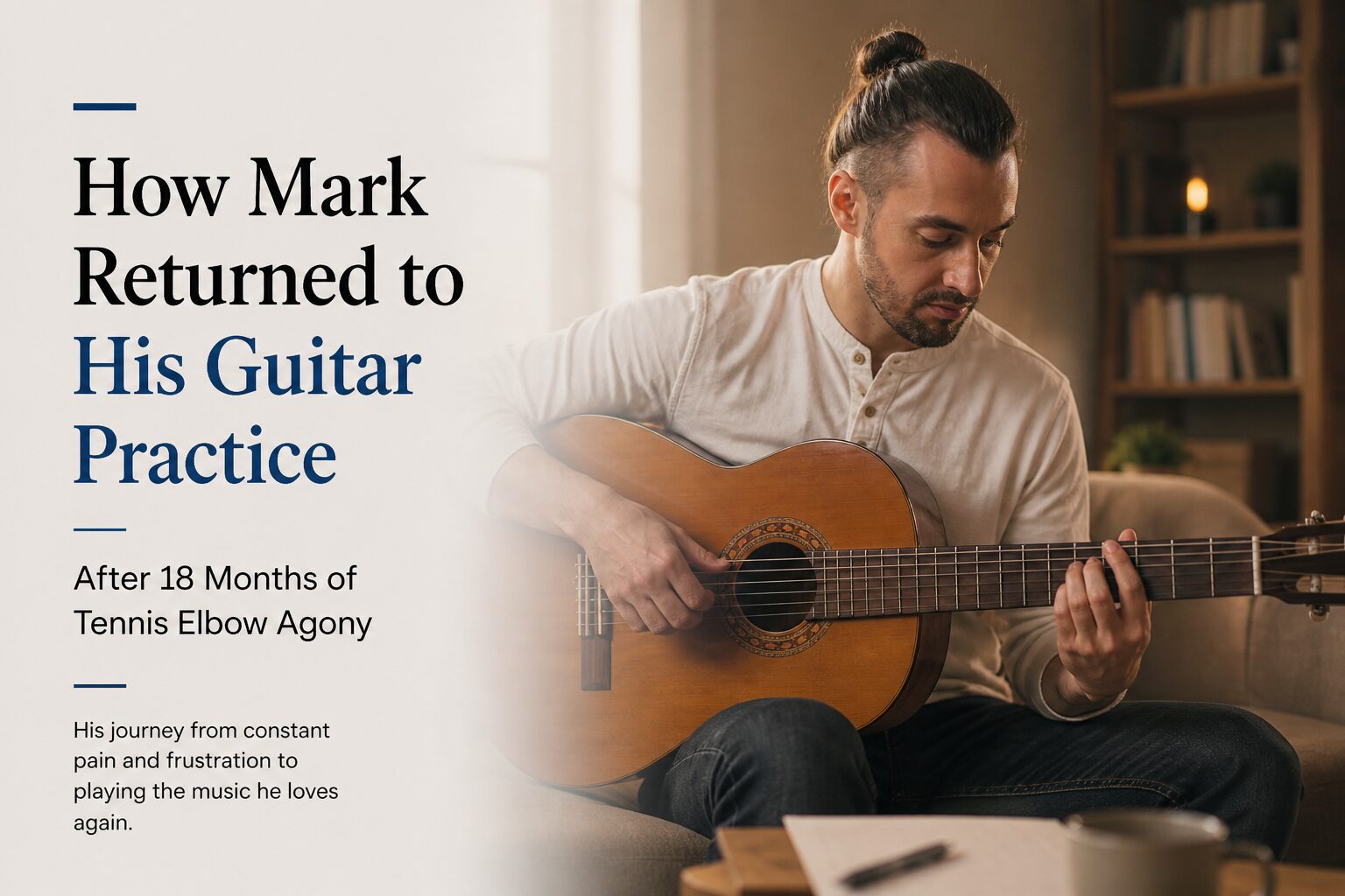 How Mark Returned to His Guitar Practice After 18 Months of Tennis Elbow Agony