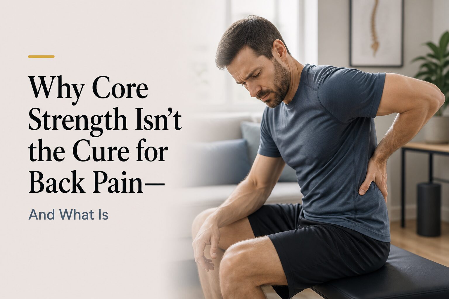 Why Core Strength Isn’t the Cure for Back Pain, and What Is